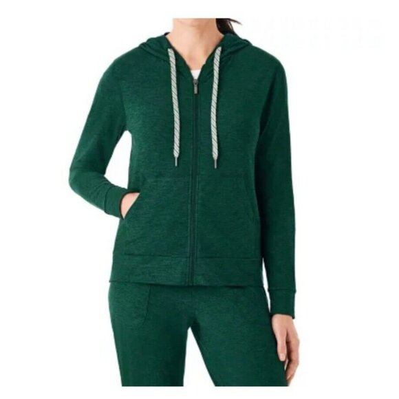 Member’s Mark Women's Favorite Soft Zip Jacket Hoodie XXL Phila Eagles Green NEW - Picture 1 of 3